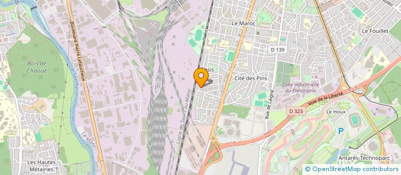 localisation de l'entreprise LES BRETONS DE LA SARTHE-GROUPE AMICAL  LE MANS