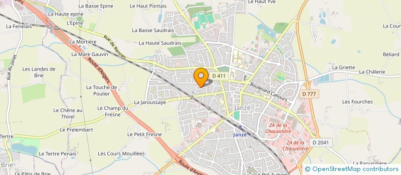 localisation de l'entreprise LES BRETONS GLISSENT EN COEUR  JANZE