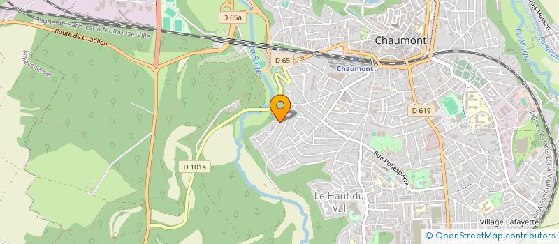 localisation de l'entreprise LES BRETOS à CHAUMONT