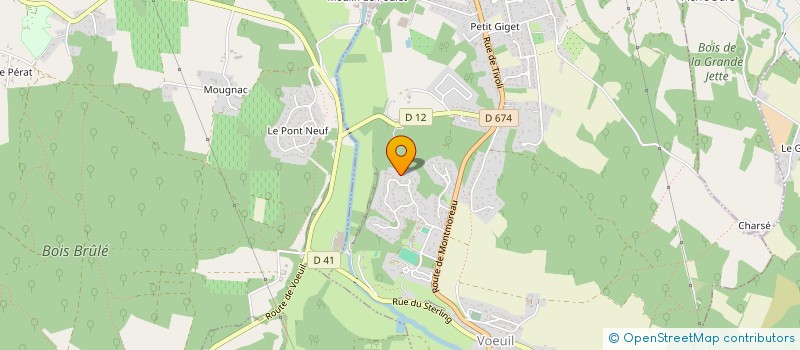 localisation de l'entreprise LES BREUIL à VŒUIL-ET-GIGET