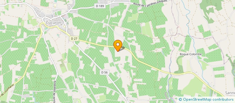 localisation de l'entreprise LES BRIANDS  CUCURON