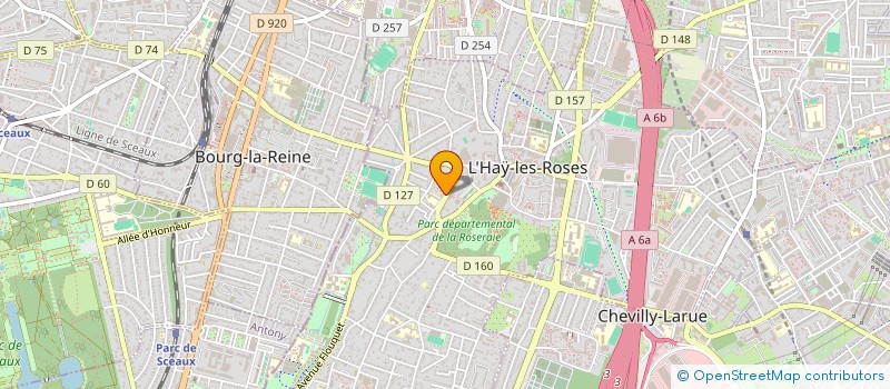 localisation de l'entreprise LES BRIBRI  L'HAY-LES-ROSES