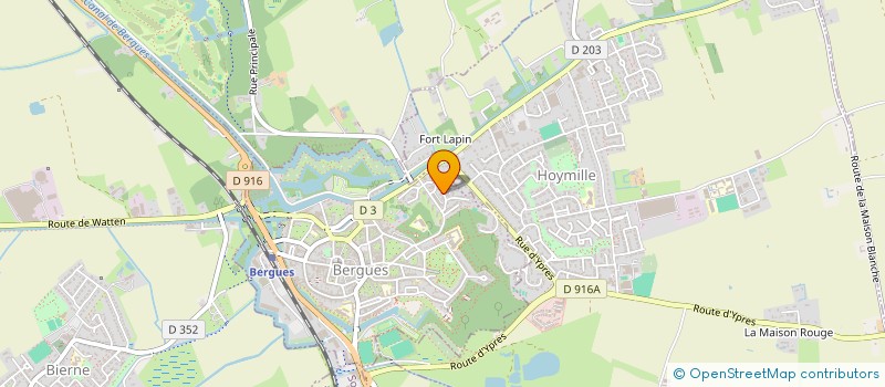 localisation de l'entreprise LES BRICOLETTES BERGUOISES  BERGUES