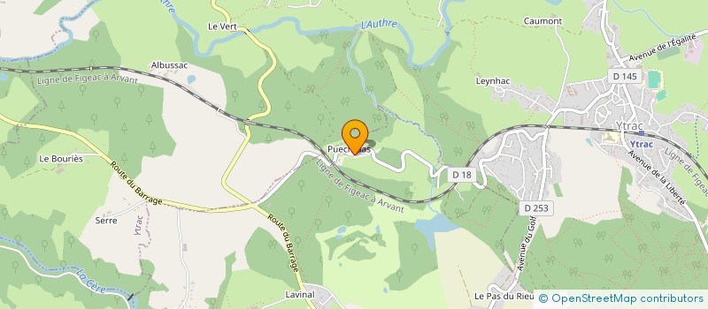 localisation de l'entreprise LES BRICOS MECANOS à SANSAC-DE-MARMIESSE