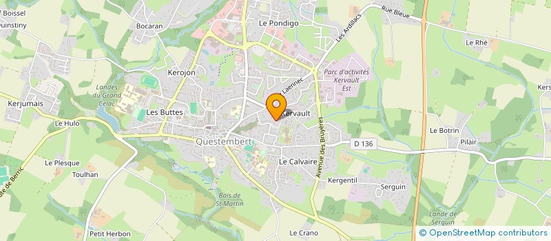 localisation de l'entreprise LES BRIGANDS DE TOILETTES  QUESTEMBERT