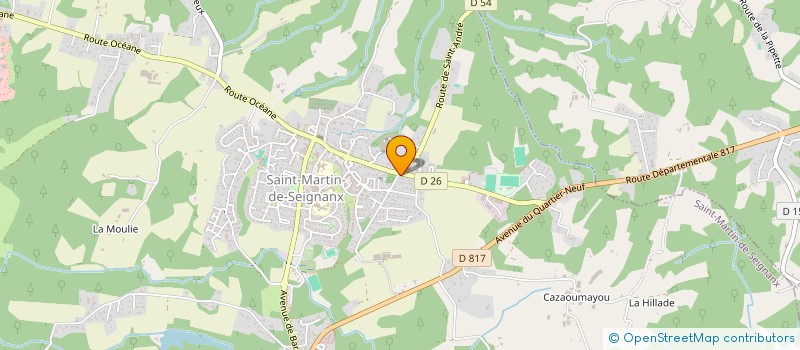 localisation de l'entreprise LES BRIMBELLES  SAINT-MARTIN-DE-SEIGNANX