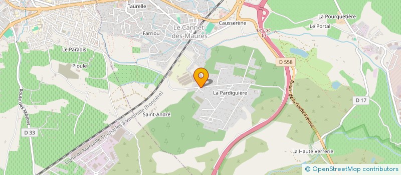 localisation de l'entreprise LES BRINDILLONS à LE CANNET-DES-MAURES