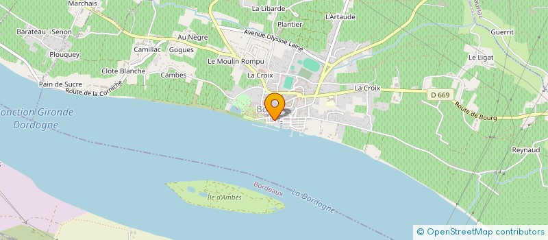 localisation de l'entreprise LES BRINS D ART à BOURG