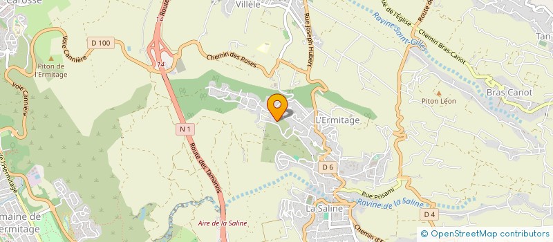 localisation de l'entreprise LES BRINS D'OLIVIER à SAINT-PAUL