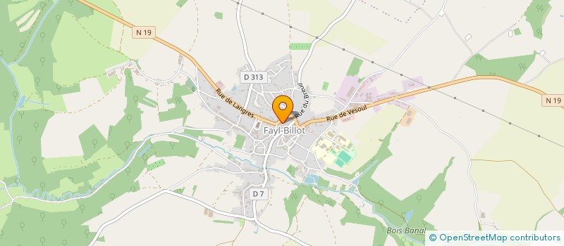localisation de l'entreprise LES BRINS DE L'AME à FAYL-BILLOT