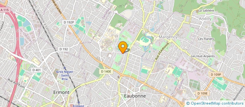 localisation de l'entreprise LES BRIQUES DE NINON à EAUBONNE
