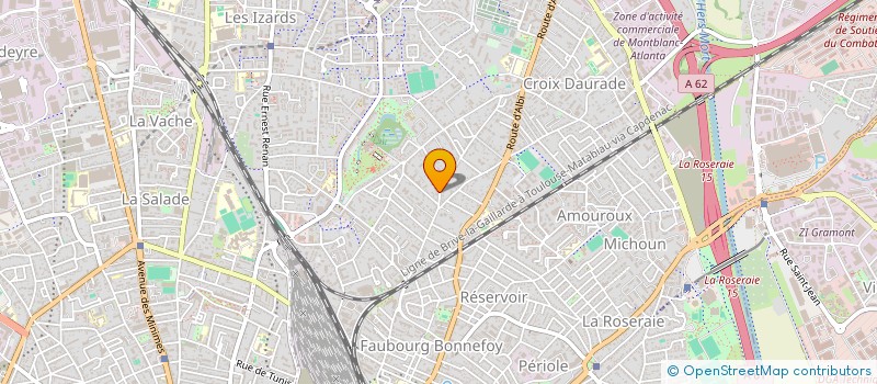 localisation de l'entreprise LES BRIQUES ROSES ET BLANCHES DE TOULOUSE à TOULOUSE