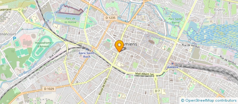 localisation de l'entreprise LES BRIQUES ROUGES  AMIENS