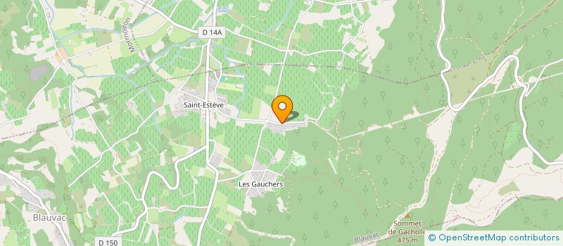 localisation de l'entreprise LES BRIQUETS BLAUVACOIS  BLAUVAC