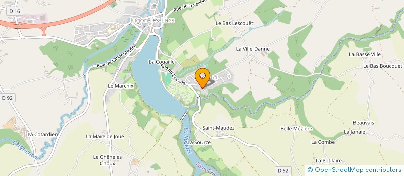 localisation de l'entreprise LES BRITONNES  JUGON-LES-LACS