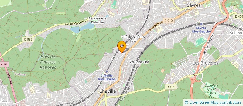 localisation de l'entreprise LES BRO'Z OUVERTS à CHAVILLE