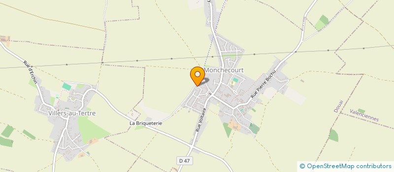 localisation de l'entreprise LES BRODERIES DE ROGERE à MONCHECOURT