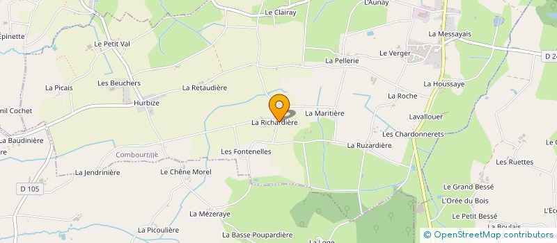 localisation de l'entreprise LES BROK'S BLEINER  COMBOURTILLE