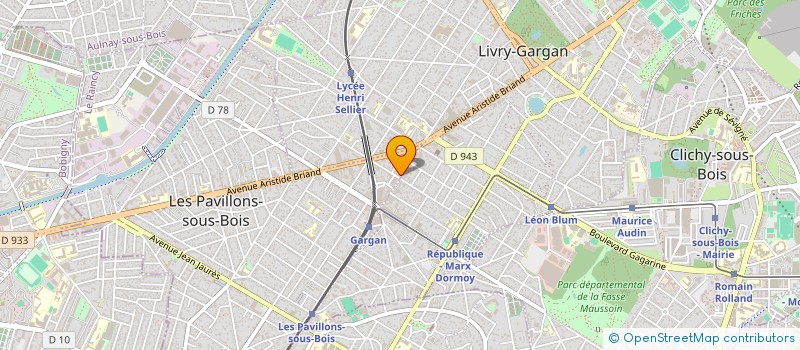 localisation de l'entreprise LES BRONZES à LES PAVILLONS-SOUS-BOIS