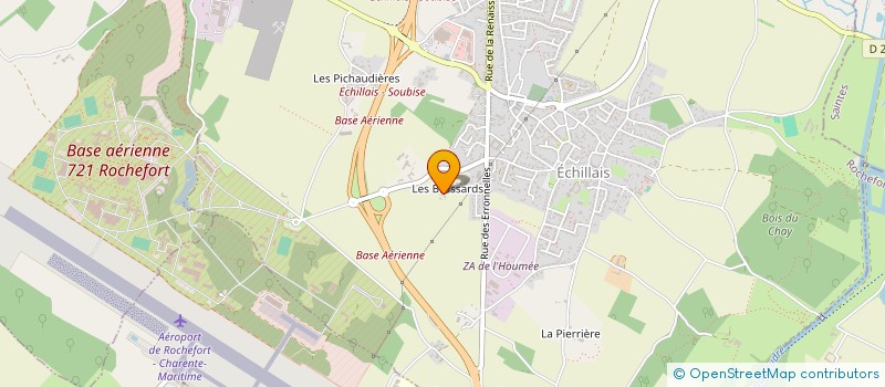 localisation de l'entreprise LES BROSSARDS à ECHILLAIS