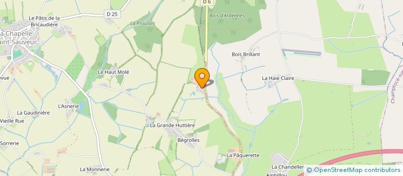 localisation de l'entreprise LES BROSSES  LOIREAUXENCE