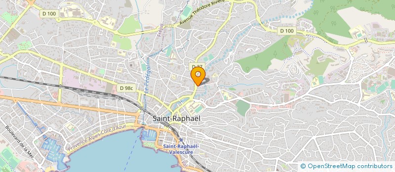 localisation de l'entreprise LES BROTHER'S à SAINT-RAPHAEL