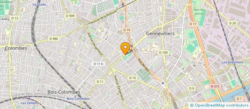 localisation de l'entreprise LES BROTHER'S à ASNIERES-SUR-SEINE