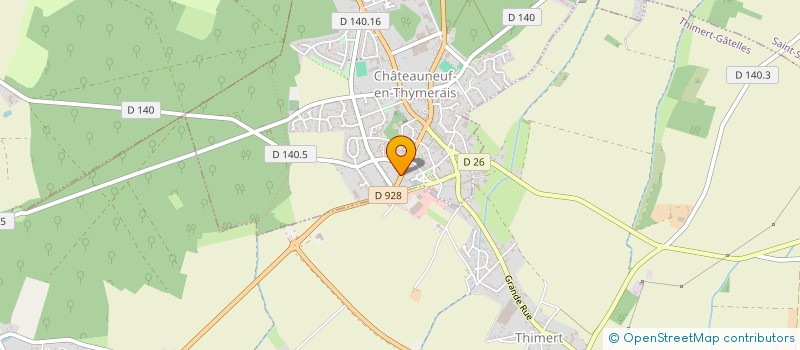 localisation de l'entreprise LES BROUSSES à CHATEAUNEUF-EN-THYMERAIS
