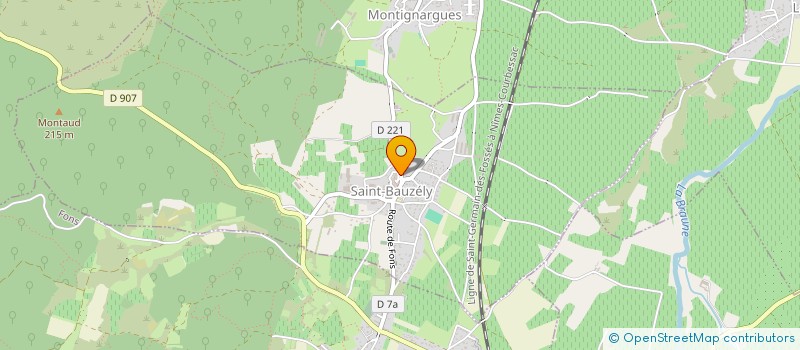 localisation de l'entreprise LES BRUGUIERES ARMAND à SAINT-BAUZELY