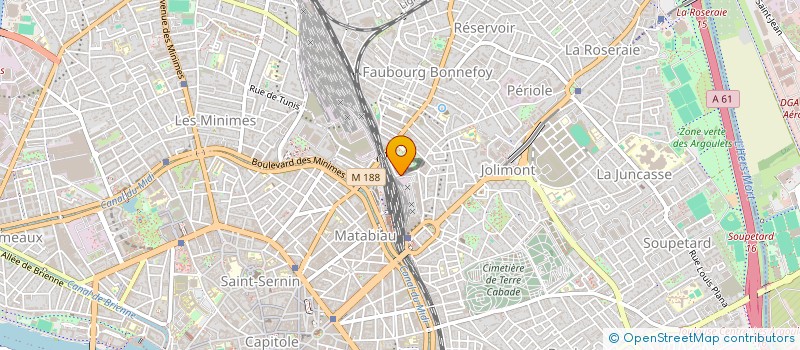 localisation de l'entreprise LES BRUISSONNANTES à TOULOUSE