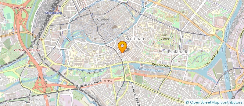 localisation de l'entreprise LES BRUITS DE LA LUNE à STRASBOURG