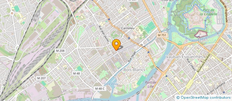 localisation de l'entreprise LES BRUITS DE LA VILLE à LILLE