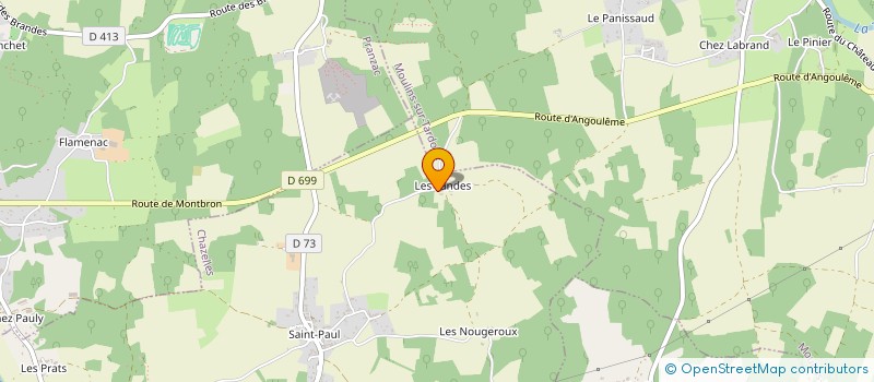 localisation de l'entreprise LES BRULADIS à CHAZELLES