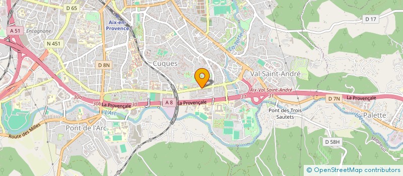 localisation de l'entreprise LES BRULANTS  AIX-EN-PROVENCE