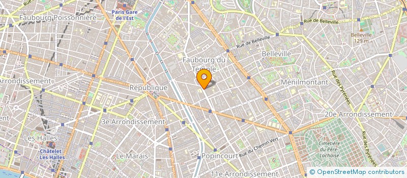 localisation de l'entreprise LES BRULEURS DE PONT  PARIS