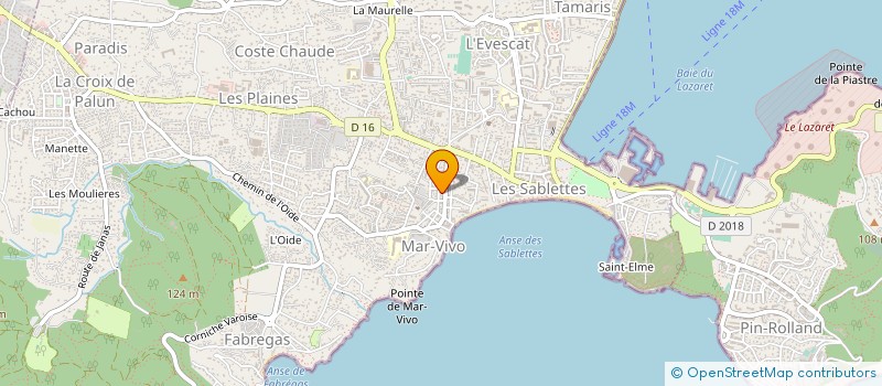 localisation de l'entreprise LES BRUNETIERES à LA SEYNE-SUR-MER