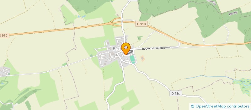 localisation de l'entreprise LES BRUNETTES  BECHY