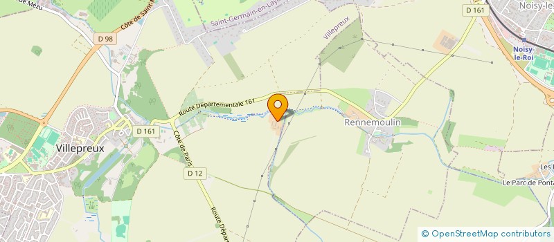 localisation de l'entreprise LES BRUNETTES  VILLEPREUX