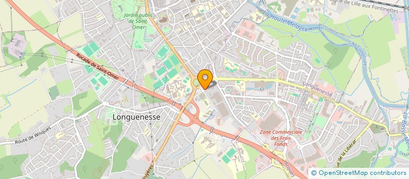 localisation de l'entreprise LES BRUYERES à LONGUENESSE