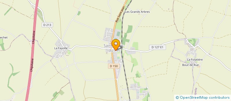 localisation de l'entreprise LES BRUYERES  ESSOUVERT