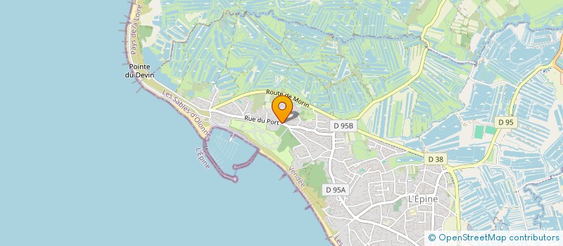 localisation de l'entreprise LES BRUYERES à L'EPINE