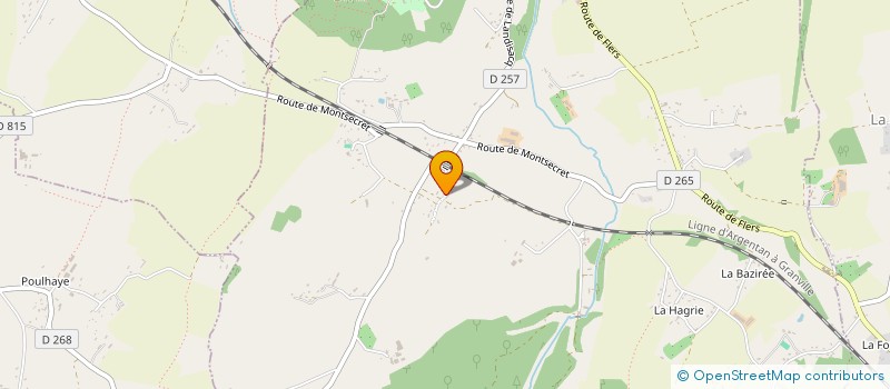 localisation de l'entreprise LES BRUYERES à CERISY-BELLE-ETOILE