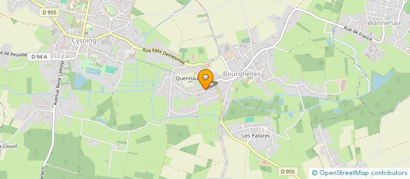 localisation de l'entreprise LES BRUYERES à CYSOING
