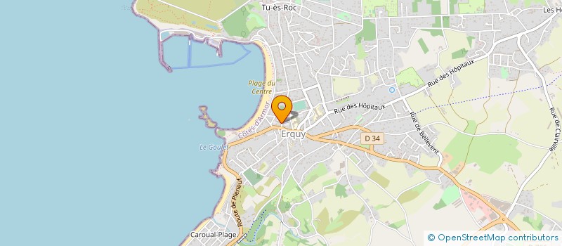 localisation de l'entreprise LES BRUYERES  ERQUY