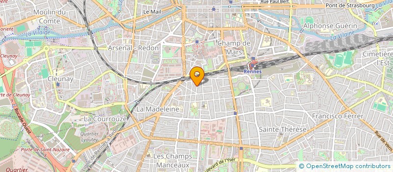 localisation de l'entreprise LES BRUYERES D ARVOR à RENNES