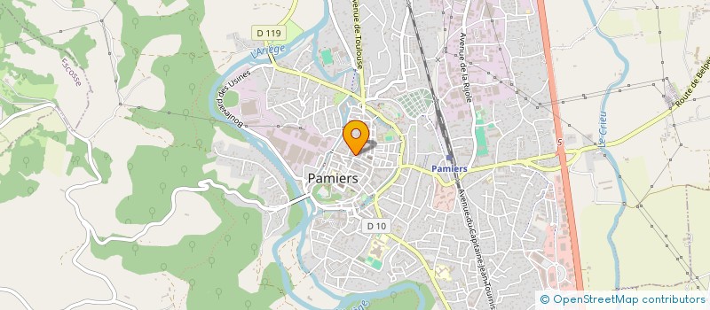 localisation de l'entreprise LES BRUYERES DE MADAME à PAMIERS