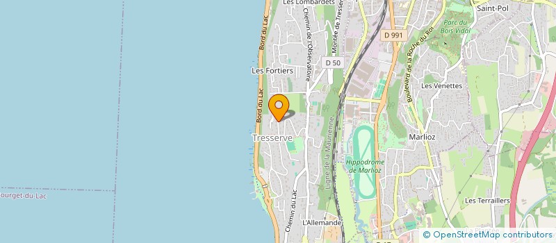 localisation de l'entreprise LES BUBUS  TRESSERVE