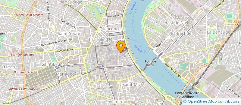 localisation de l'entreprise LES BUCHERONS  BORDEAUX