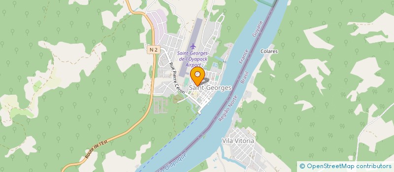 localisation de l'entreprise LES BUCHERONS DE GUYANE à SAINT-GEORGES