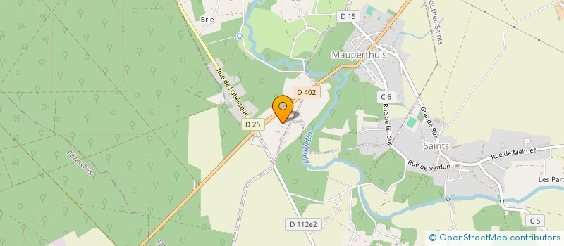 localisation de l'entreprise LES BUCHERONS DES PETITS GATINEAUX à SAINT-AUGUSTIN
